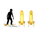 Clearasil Golden Rocket Skateboard